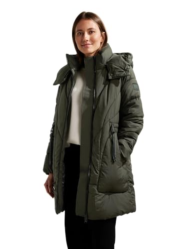 CECIL Damen B100900 Wintermantel, Grün, XL von Cecil