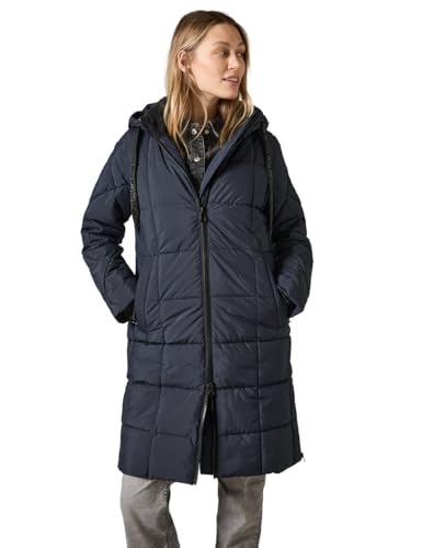 CECIL Damen B101040 Gefütterter Steppmantel, Dark Navy Blue, XL von Cecil