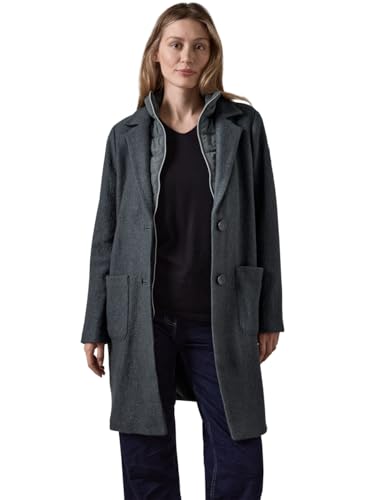 CECIL Damen B101058 2-in-1-Mantel, Grey Fusion, XL von Cecil