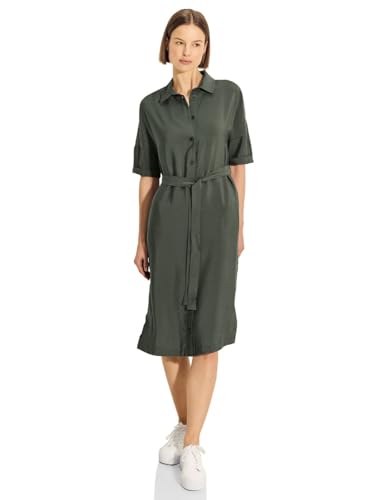 CECIL Damen B144019 Musselin Midikleid, cool Khaki, Large CECIL Damen B144019 Musselin Midikleid, cool Khaki, Large von Cecil