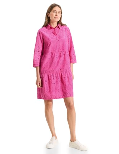 CECIL Damen B144021 Kleid mit Stickerei, Bloomy pink, Small von Cecil