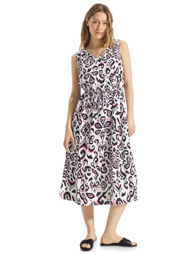 CECIL Damen B144043 Sommerkleid mit Print, Vanilla White, XX-Large von Cecil
