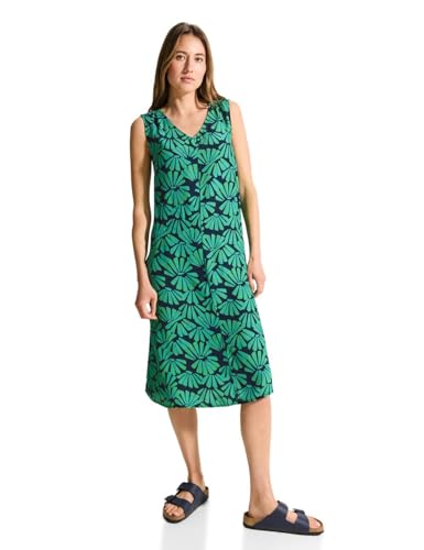 CECIL Damen B144066 Sommer-Kleid mit Printmix, Fresh Apple Green, X-Large von Cecil