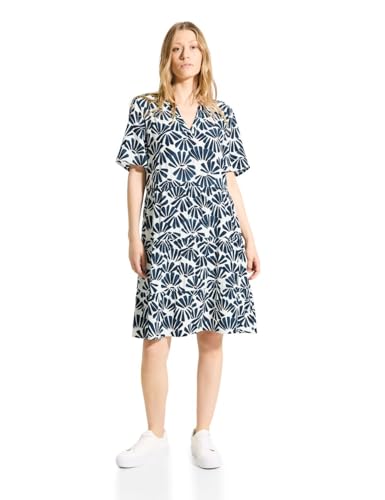 CECIL Damen B144071 Tunika Kleid mit Print, Dark Petrol Blue, M CECIL Damen B144071 Tunika Kleid mit Print, Dark Petrol Blue, M von Cecil