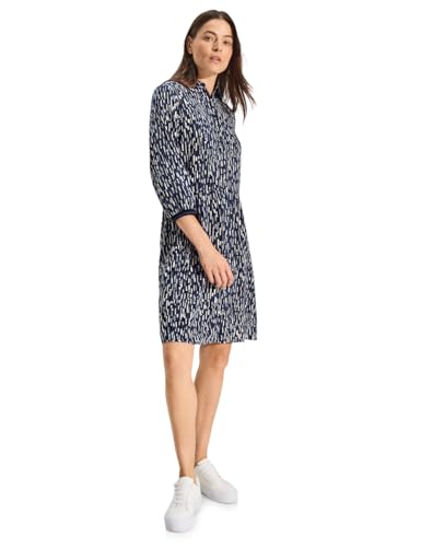 CECIL Damen B144161 Bedrucktes Kleid, universal Blue, X-Large von Cecil