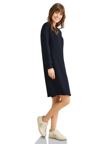 CECIL Damen B144393 Kleid mit Knopfdetail, universal Blue, Large CECIL Damen B144393 Kleid mit Knopfdetail, universal Blue, Large von Cecil