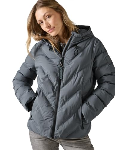 CECIL Damen B201950 Gefütterte Jacke, Grey Fusion, L von Cecil