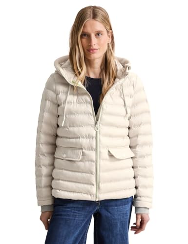 CECIL Damen B202023 Gefütterte Jacke, beige meringues, XL CECIL Damen B202023 Gefütterte Jacke, beige meringues, XL von Cecil