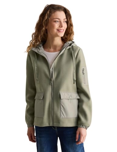CECIL Damen B202027 Strukturmix Jacke, Smooth Khaki, XXL CECIL Damen B202027 Strukturmix Jacke, Smooth Khaki, XXL von Cecil