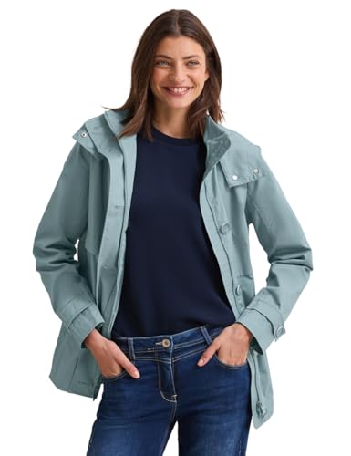 CECIL Damen B202030 Midi Trench Jacke, Strong Mint, XXL CECIL Damen B202030 Midi Trench Jacke, Strong Mint, XXL von Cecil