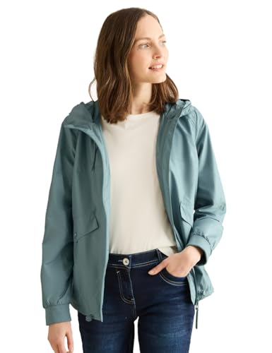 CECIL Damen B202031 Windbreaker mit Taschen, Strong Mint, L von Cecil