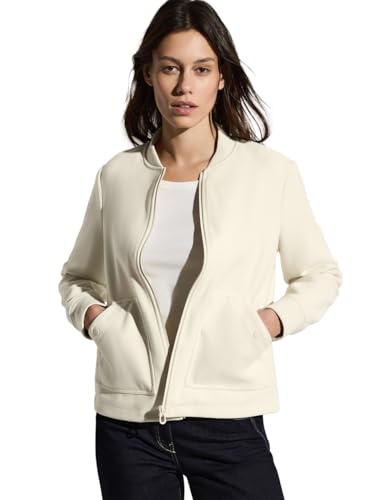 CECIL Damen B202032 Blouson in Woll-Optik, beige meringues, S von Cecil