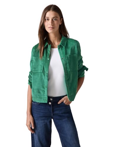 CECIL Damen B212236 Kurze Cordjacke, Malachite Green, XL CECIL Damen B212236 Kurze Cordjacke, Malachite Green, XL von Cecil
