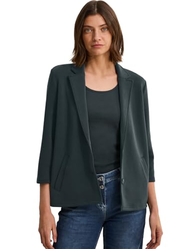 CECIL Damen B212596 Silk-Touch Blazer, Slate Khaki, XL CECIL Damen B212596 Silk-Touch Blazer, Slate Khaki, XL von Cecil