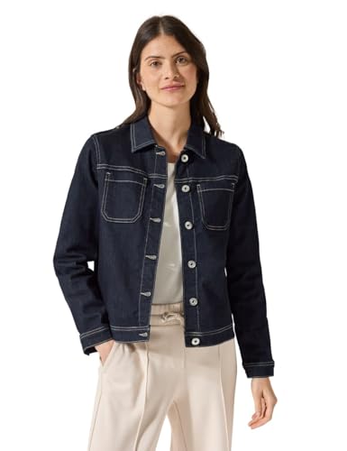 CECIL Damen B212604 Rinsed Wash Jeansjacke, XXL von Cecil