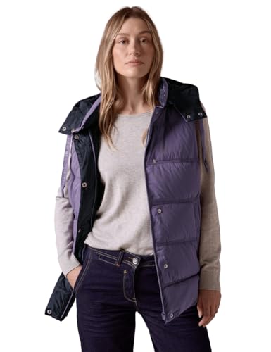 CECIL Damen B220236 Weste mit Kapuze, Stormy Violet, XXL CECIL Damen B220236 Weste mit Kapuze, Stormy Violet, XXL von Cecil