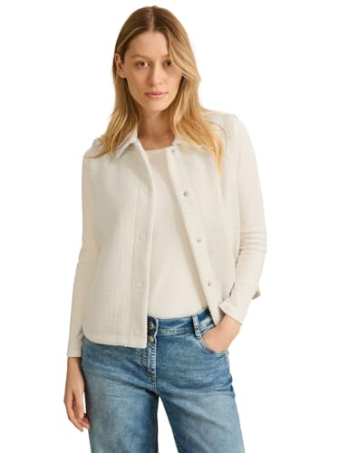 CECIL Damen B220266 Bouclé Weste, raw Sand beige, L CECIL Damen B220266 Bouclé Weste, raw Sand beige, L von Cecil