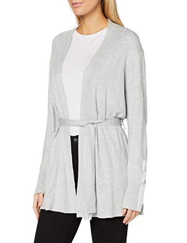 CECIL Damen B253066 Strickjacke, Mineral Grey Melange, Small von Cecil