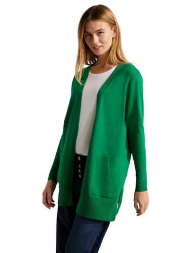 CECIL Damen B253722 Longcardigan, Bright Green Melange, L von Cecil