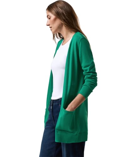 CECIL Damen B253785 Offener Cardigan, Malachite Green, XXL von Cecil