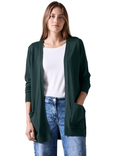 CECIL Damen B253785 Offener Cardigan, fir Green, XS von Cecil