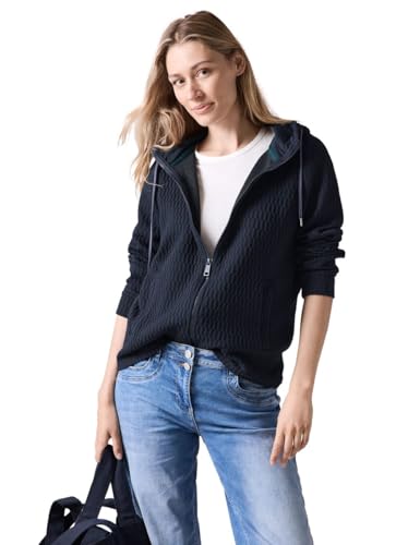 CECIL Damen B253818 Strukturjacke, universal Blue, 36 CECIL Damen B253818 Strukturjacke, universal Blue, 36 von Cecil