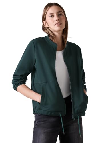 CECIL Damen B253819 Sweatjacke, fir Green, 48 von Cecil