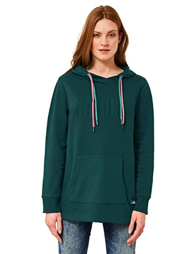 CECIL Damen B302000 Sweatshirt, Ponderosa Pine Green, M von Cecil