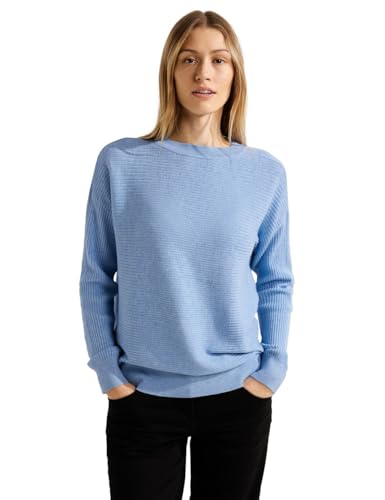 CECIL Damen B302446 Strickpullover, Blau, XXL von Cecil