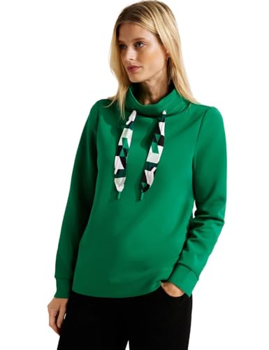 CECIL Damen B302592 Sweatshirt, Easy Green, M von Cecil