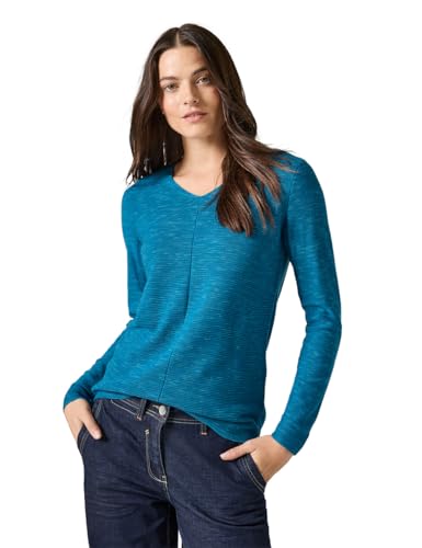 CECIL Damen B302767 Strukturmix-Pullover, Heather Aqua Melange, L EU CECIL Damen B302767 Strukturmix-Pullover, Heather Aqua Melange, L EU von Cecil