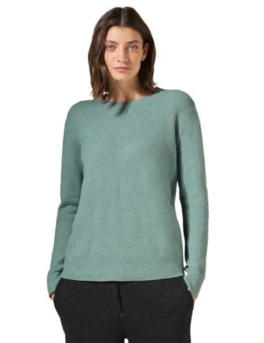 CECIL Damen B302827 TOS_Cosy Cable_Mix, Iced Salvia Green Melange, S EU von Cecil