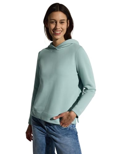 CECIL Damen B303218 Basic Hoodie, cool salvia Green, L von Cecil