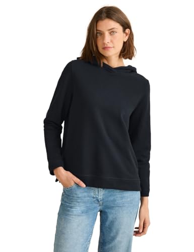 CECIL Damen B303218 Basic Hoodie, universal Blue, 38 von Cecil