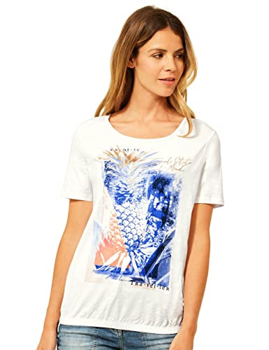 CECIL Damen B318185 Jerseyshirt, Vanilla White, S CECIL Damen B318185 Jerseyshirt, Vanilla White, S von Cecil