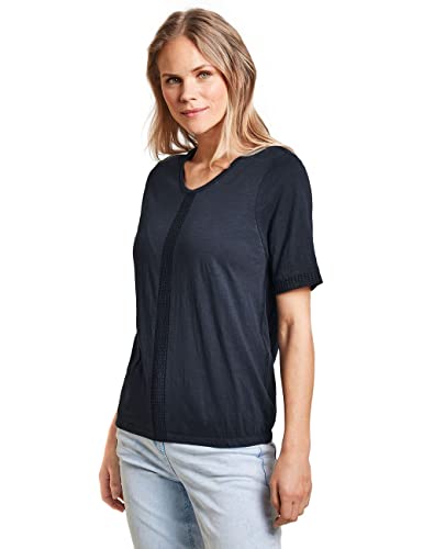 CECIL Damen B319627 Kurzarmshirt, Deep Blue, XS EU CECIL Damen B319627 Kurzarmshirt, Deep Blue, XS EU von Cecil