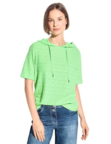 CECIL Damen B321295 T-Shirt mit Kapuze, Matcha Lime, XXL CECIL Damen B321295 T-Shirt mit Kapuze, Matcha Lime, XXL von Cecil