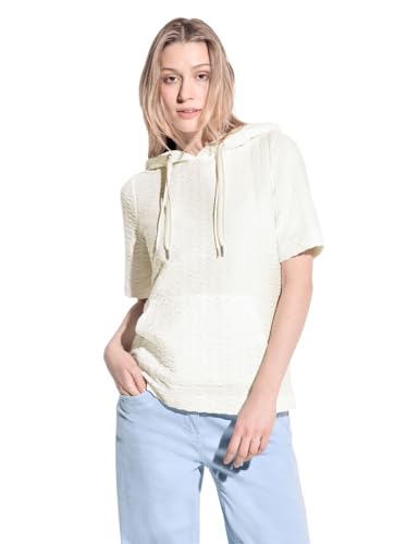 CECIL Damen B321314 Seersucker T-Shirt, Vanilla White, X-Large CECIL Damen B321314 Seersucker T-Shirt, Vanilla White, X-Large von Cecil