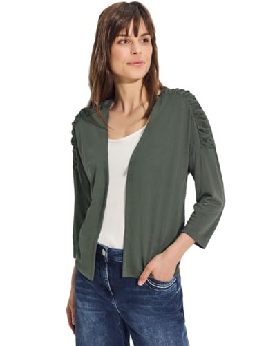 CECIL Damen B321499 Strickjacke, cool Khaki, X-Large von Cecil