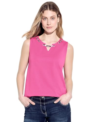 CECIL Damen B321531 Lässig modernes Top, Bloomy pink, XX-Large von Cecil