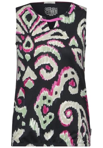 CECIL Damen B321533 Lässig modernes Top, Black, XX-Large von Cecil