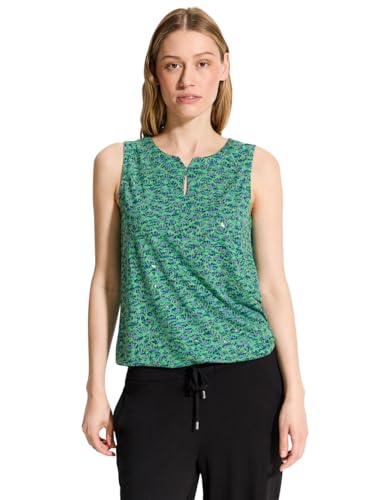 CECIL Damen B321628 Burn-Out Print Top, Fresh Apple Green, XS von Cecil