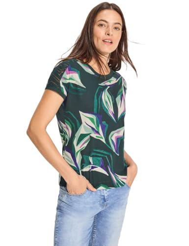 CECIL Damen B321788 Burn-Out T-Shirt Mit Print, Fir Green, XS EU CECIL Damen B321788 Burn-Out T-Shirt Mit Print, Fir Green, XS EU von Cecil