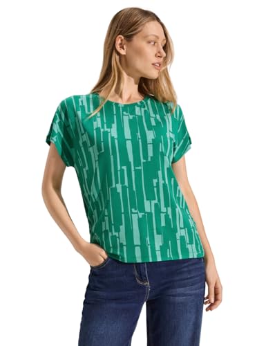 CECIL Damen B321924 Bedrucktes T-Shirt, Malachite Green, Small CECIL Damen B321924 Bedrucktes T-Shirt, Malachite Green, Small von Cecil
