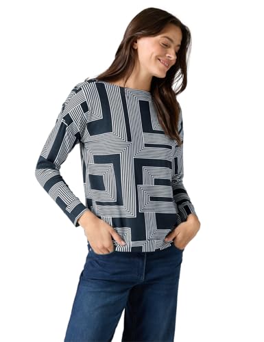 CECIL Damen B322075 Feinstrickpullover, Deep Petrol, M EU von Cecil