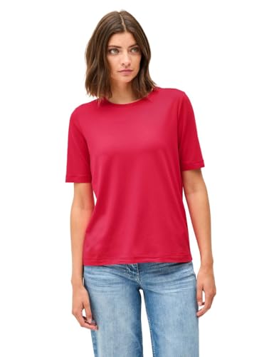 CECIL Damen 3225993 Basic Rundhals T-Shirt, Glazed Apple Red, L CECIL Damen 3225993 Basic Rundhals T-Shirt, Glazed Apple Red, L von Cecil