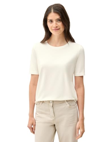 CECIL Damen 3225993 Basic Rundhals T-Shirt, Vanilla White, L CECIL Damen 3225993 Basic Rundhals T-Shirt, Vanilla White, L von Cecil