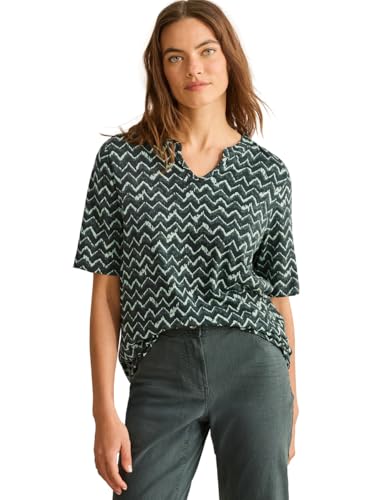 CECIL Damen B322918 T-Shirt mit Minimal Print, Slate Khaki, Small CECIL Damen B322918 T-Shirt mit Minimal Print, Slate Khaki, Small von Cecil