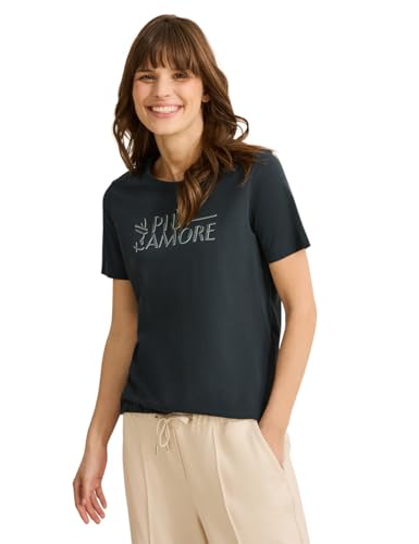 CECIL Damen B322930 T-Shirt mit Wording, Slate Khaki, L CECIL Damen B322930 T-Shirt mit Wording, Slate Khaki, L von Cecil