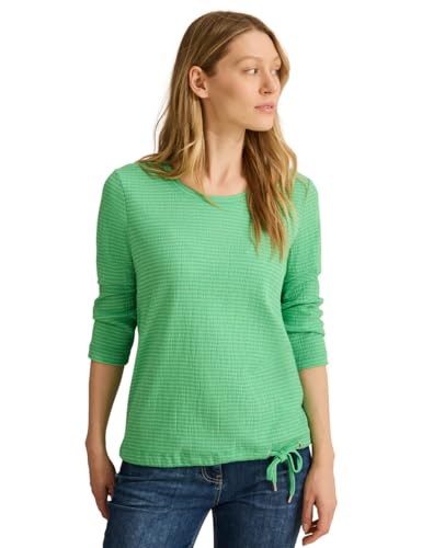 CECIL Damen B322944 Gestreiftes Shirt, iced neon Green, L von Cecil